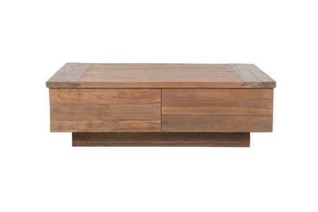 Teak Couchtisch BLOK 120cm Dingklik