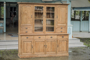 Teakholz Buffetschrank 220cm Rustikal