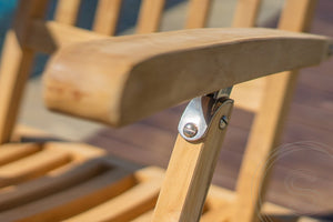 Teakholz Deckchair 2 x