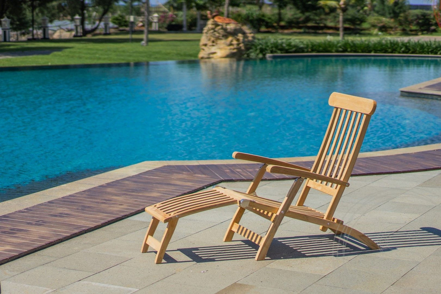 Teakholz Deckchair 2 x