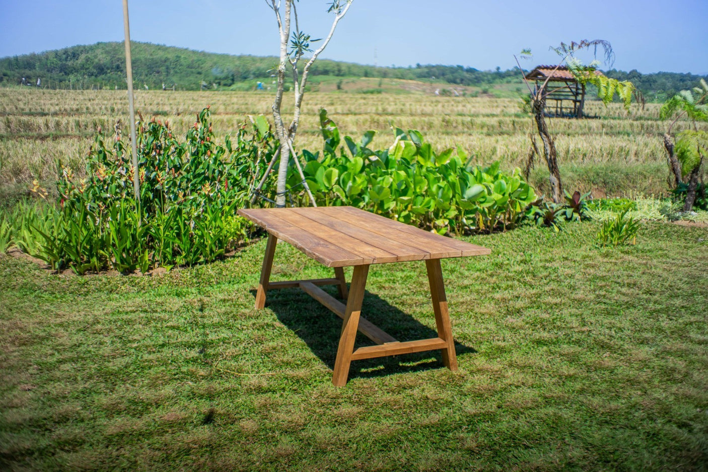 Teak garden table Java 220 x 100