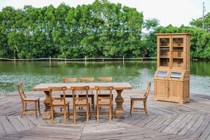 Teakholz Vitrineschrank