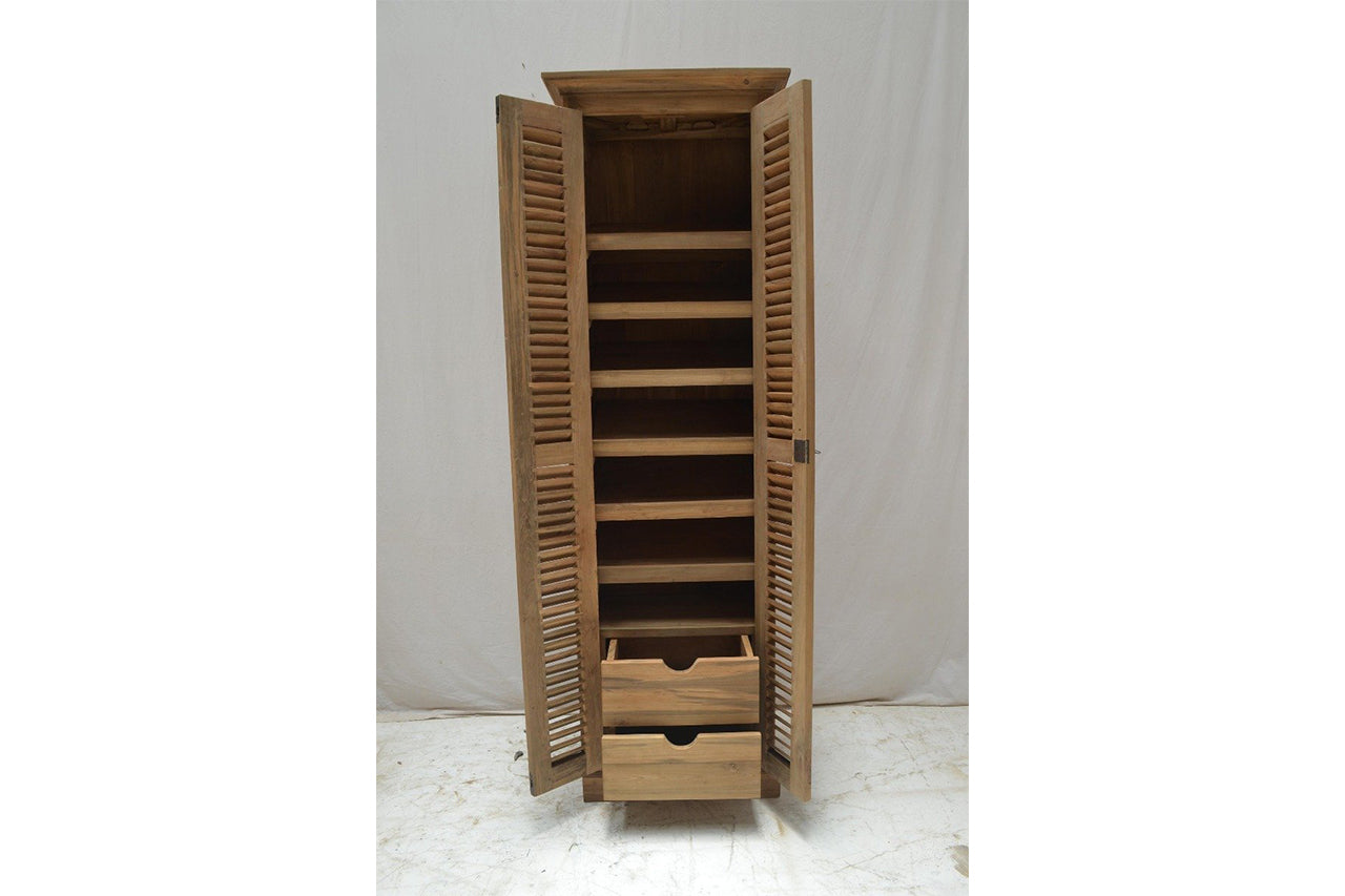 Teak Schuhschrank