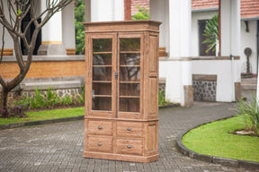 Teak Schrank 2T Rustikal Paris