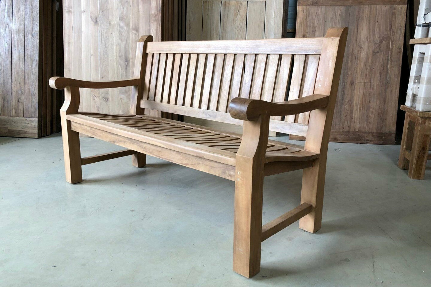 Teak Gartenbank Mammut