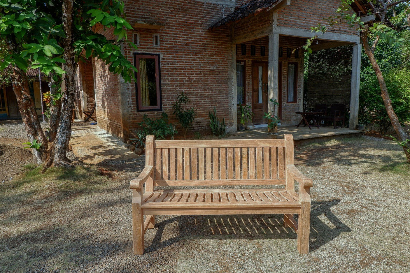 Teak Gartenbank Mammut