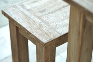 Teakholz Bank Rustikal