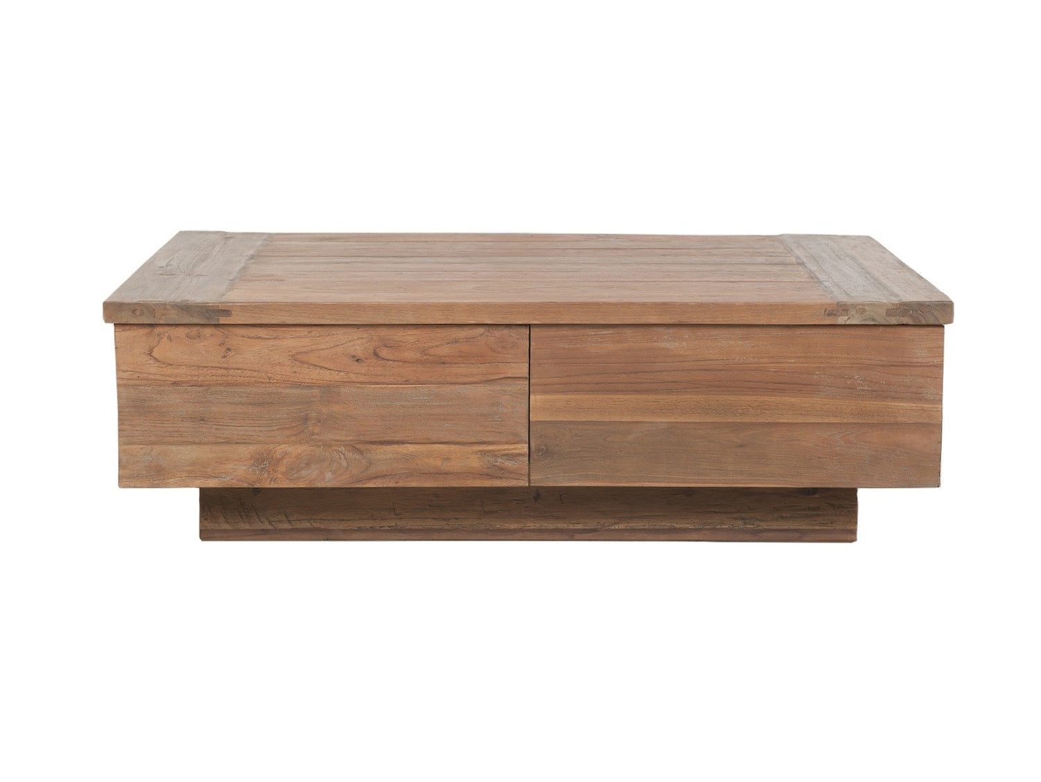 Teak Couchtisch Blok Rustikal