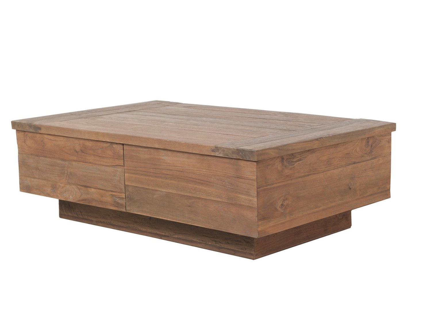 Teak Couchtisch Blok Rustikal