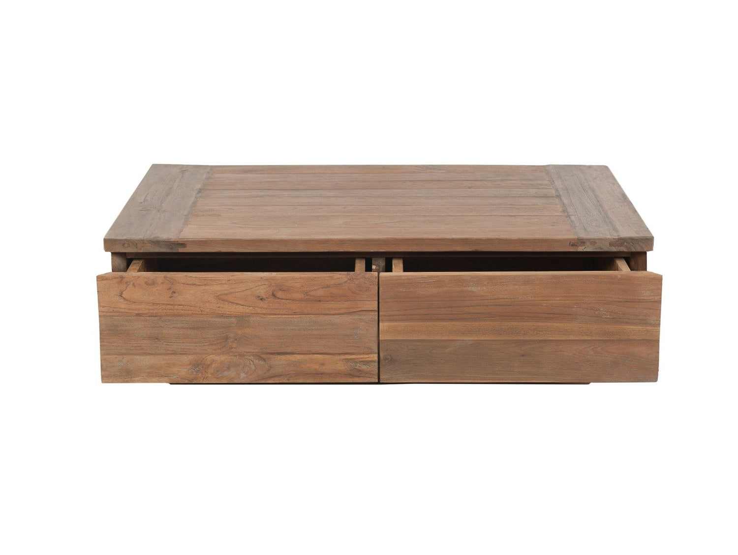 Teak Couchtisch Blok Rustikal