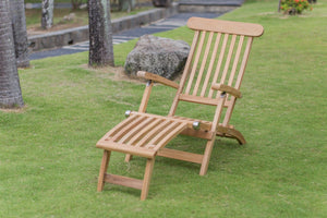 Teak deckchair