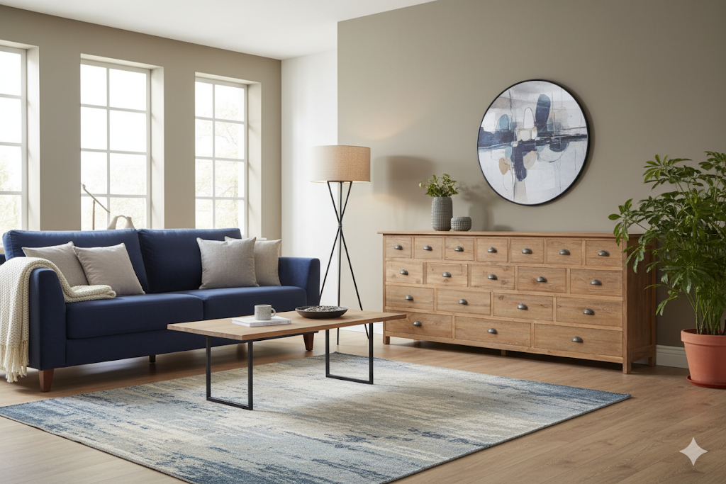 Teak Kommode 19 Schubladen