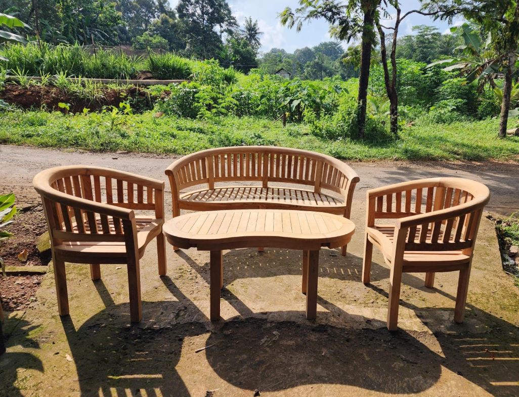 Teak Gartensessel Banana XL