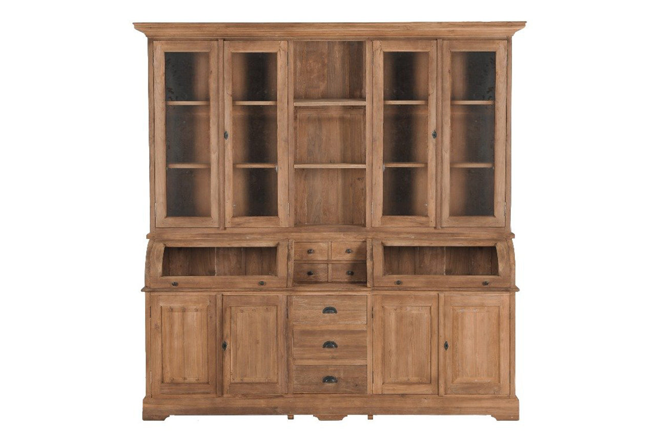 Teakholz Vitrineschrank