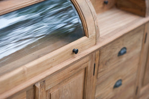 Teakholz Vitrineschrank