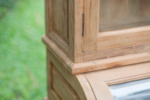 Teakholz Vitrineschrank