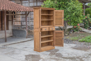 Teak Schuhschrank