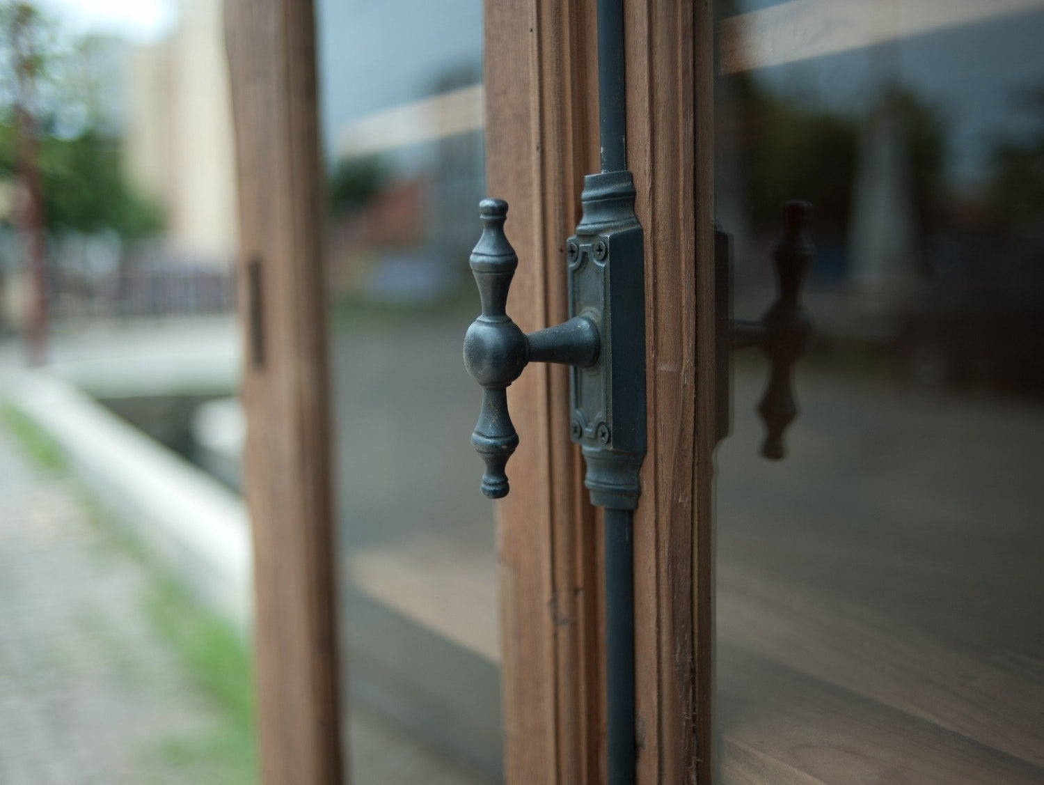 Teak Schrank Paris Rustikal
