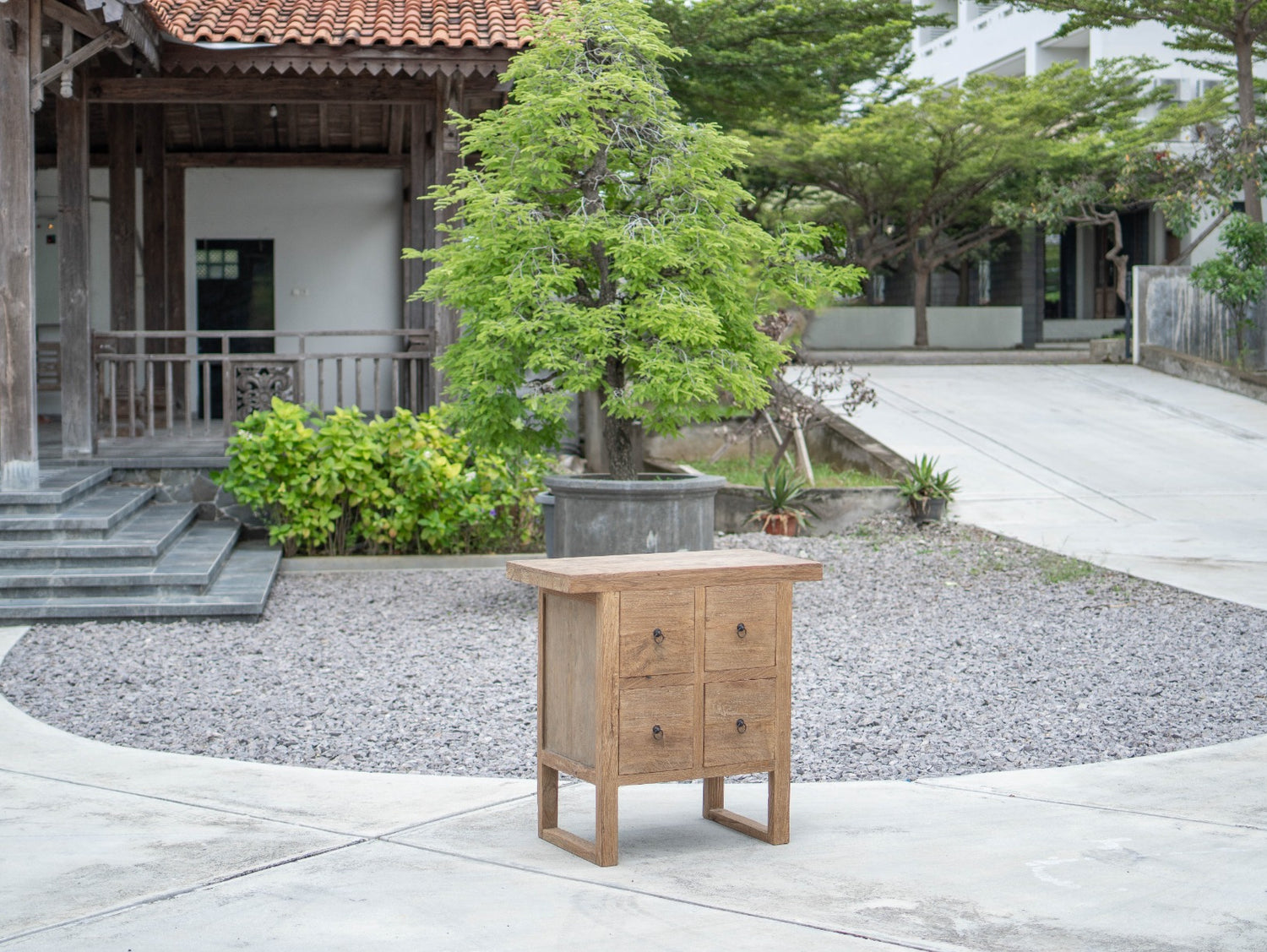 Teak Kommode Algarve 4 Drawer