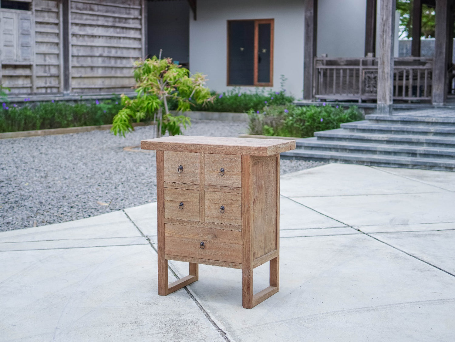 Teak Kommode Algarve 5 Drawer