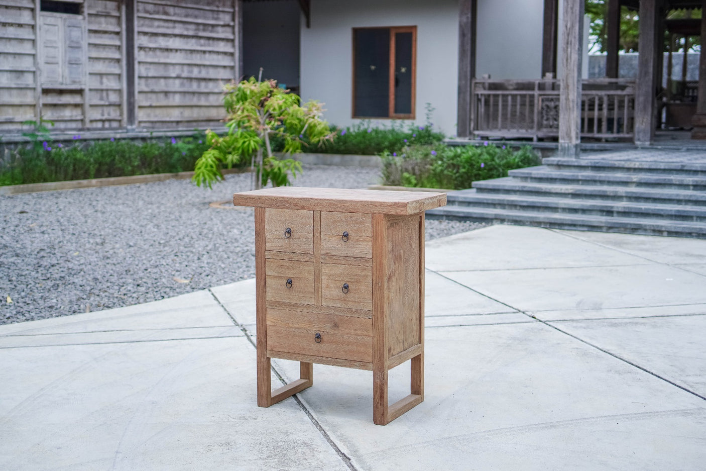 Teak Kommode Algarve 5 Drawer