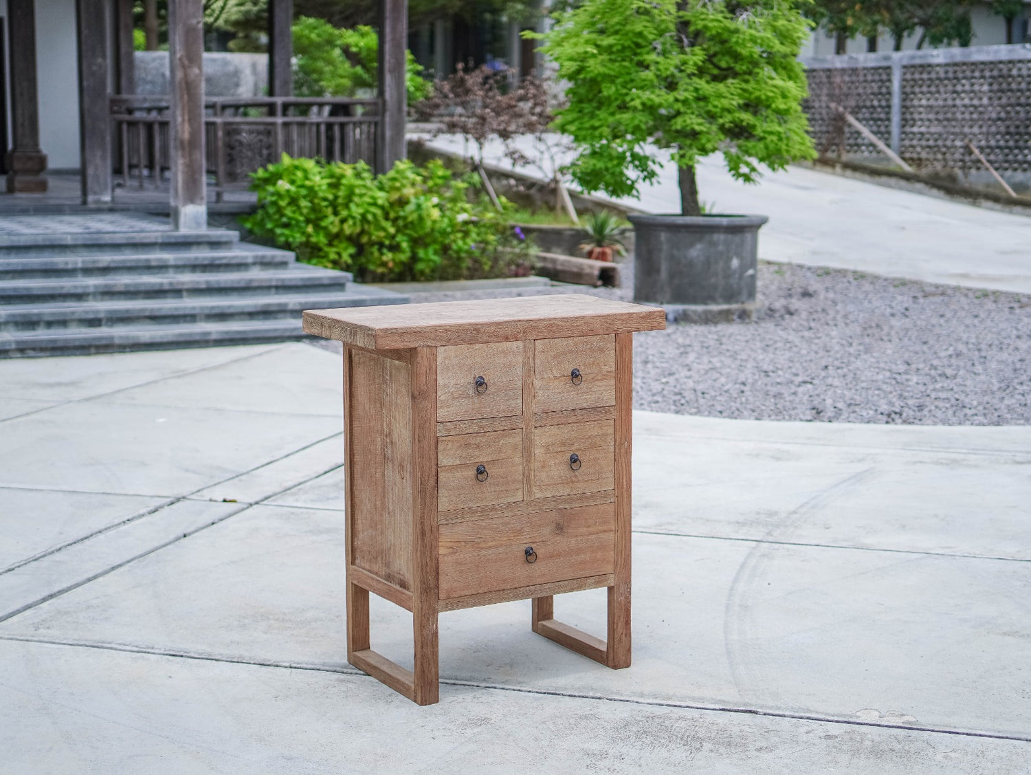 Teak Kommode Algarve 5 Drawer