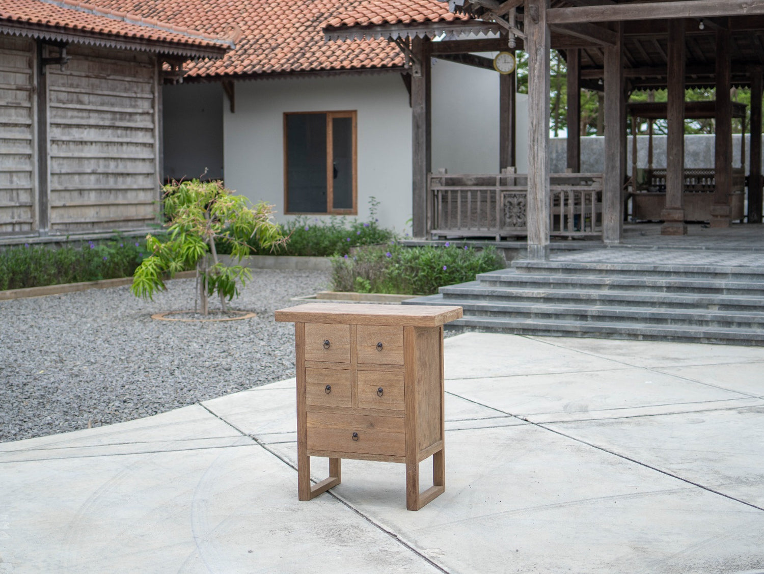 Teak Kommode Algarve 5 Drawer