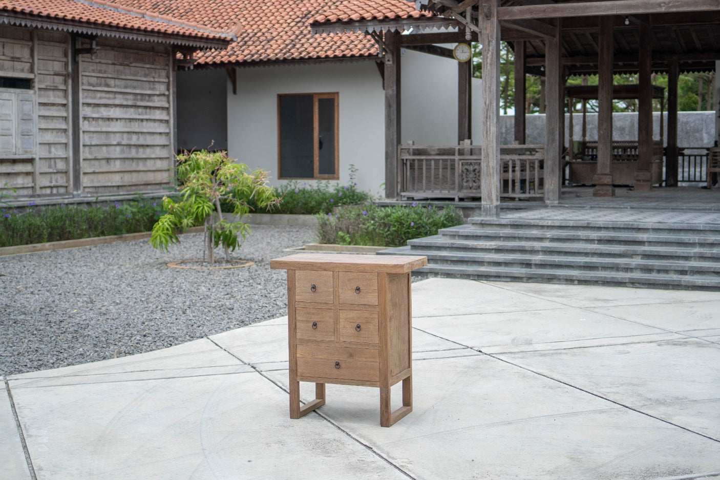 Teak Kommode Algarve 5 Drawer