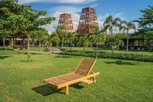 Teakholz Sonnenliege