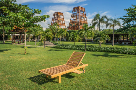 Teakholz Sonnenliege