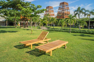 Teakholz Sonnenliege 2 x