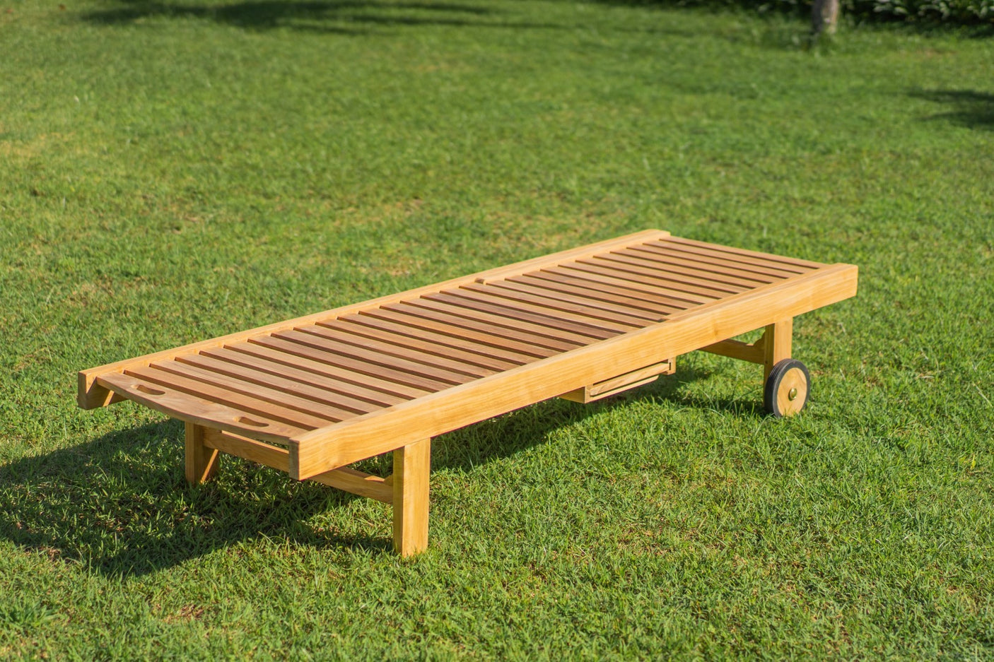 Teakholz Sonnenliege