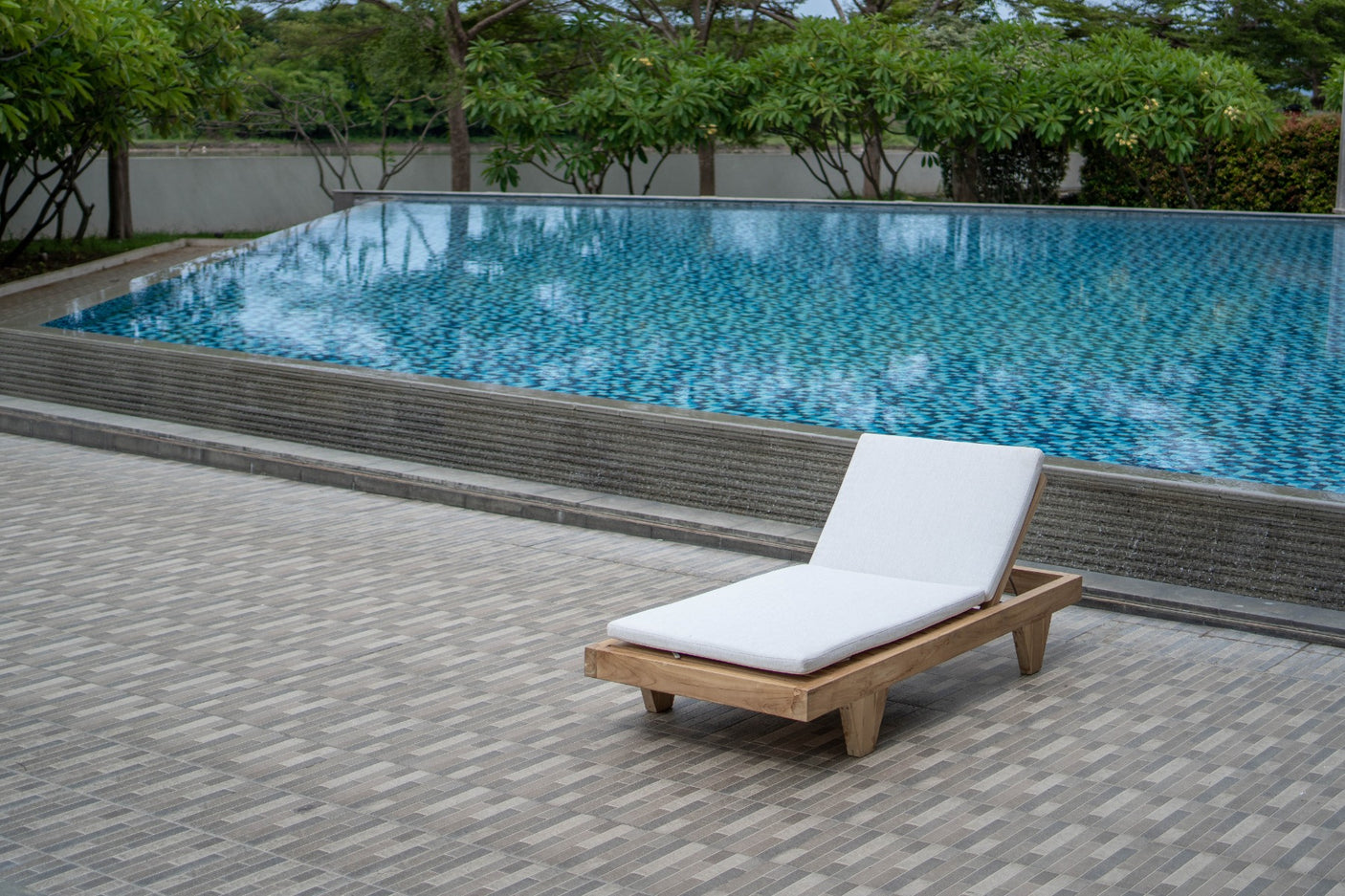 Teak Lounger Algarve XL
