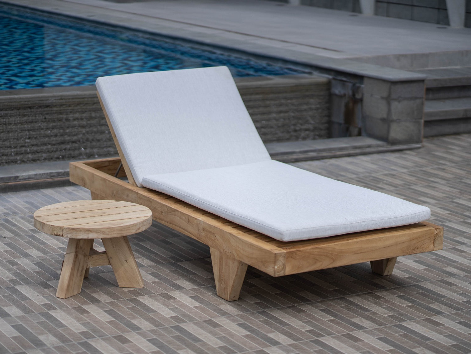 Teak Lounger Algarve XL