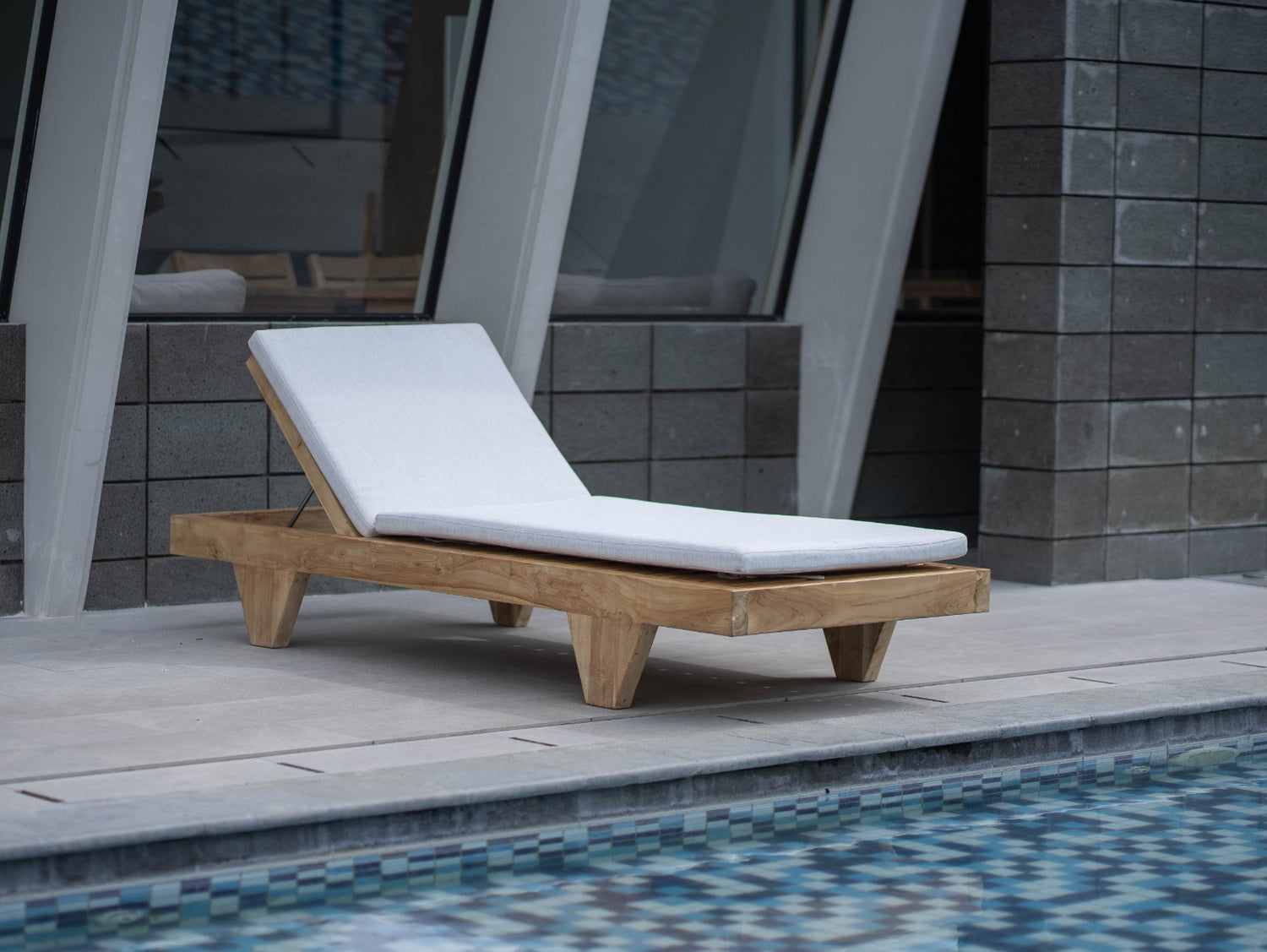 Teak Lounger Algarve XL