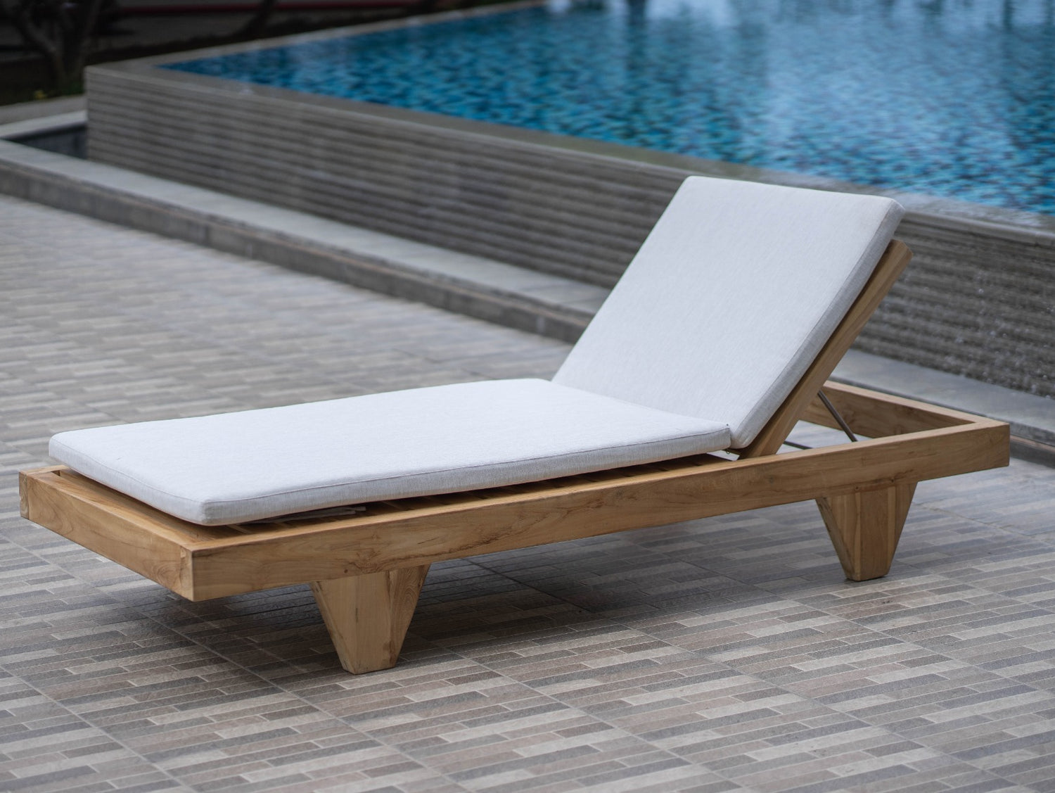 Teak Lounger Algarve XL