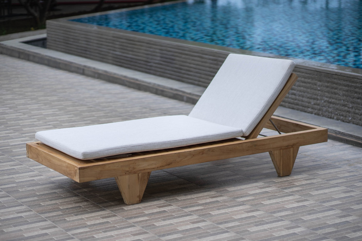 Teak Lounger Algarve XL