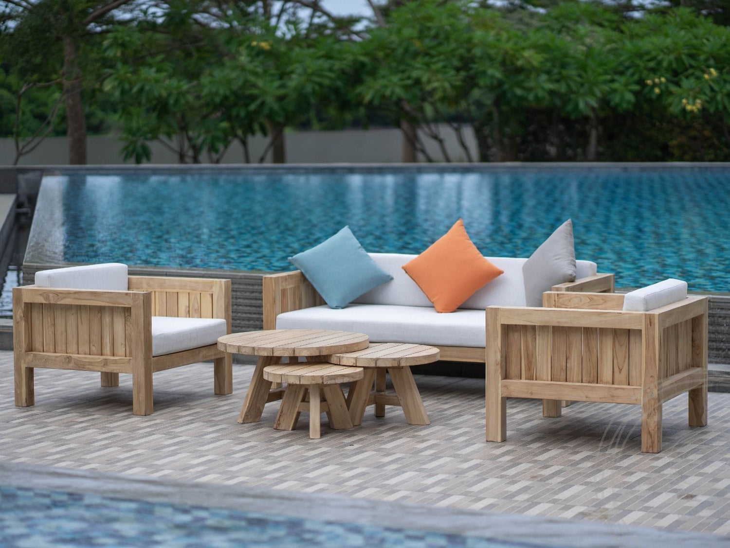 Teak Loungeset Algarve