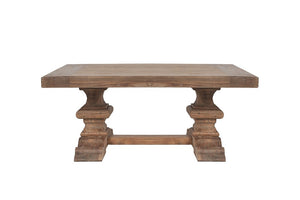 Teak klooster salontafel 120x80cm