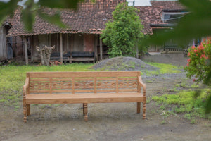 Teakholz Bahnhofsbank 240cm Exklusive