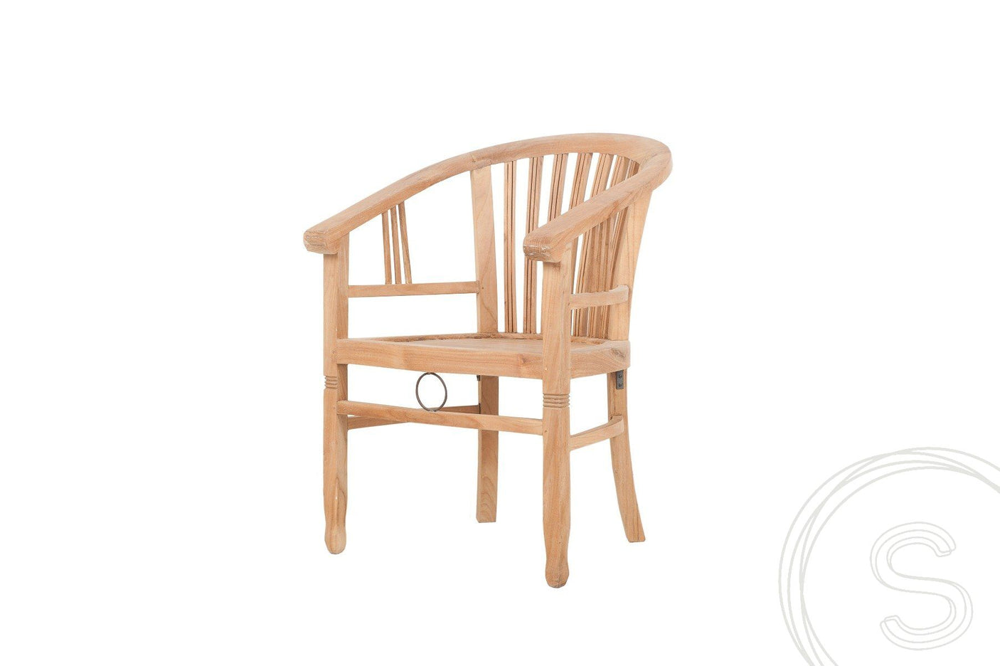 Runder Teak Gartentisch 140 + 5 Stühle Stuttgart