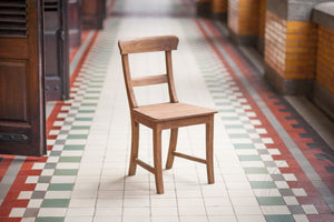 Teak round table Dingklik 160 + 8 chairs