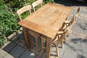 Teak Tisch Rustikal