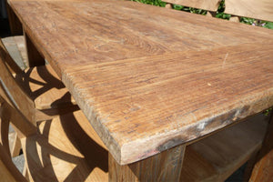 Teak Tisch Rustikal