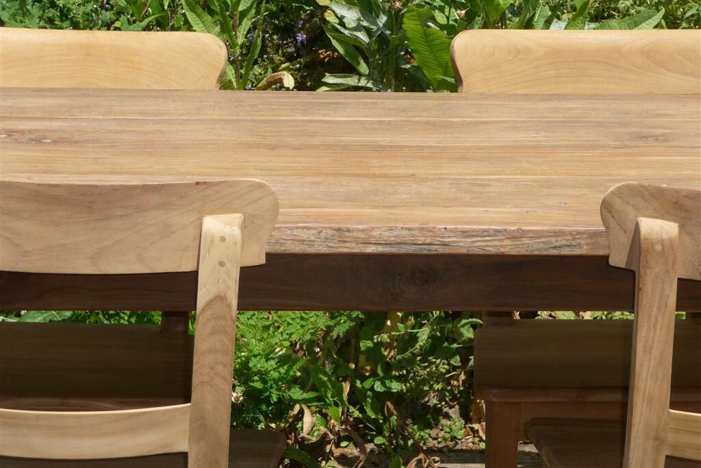 Teak Tisch Rustikal