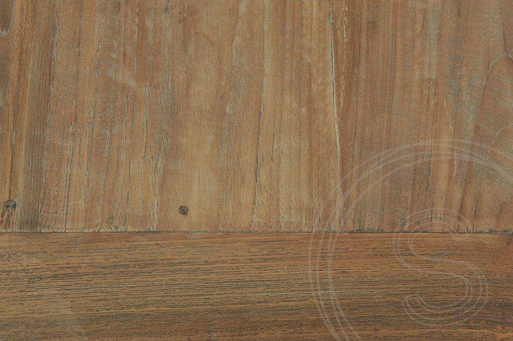 Teak Tisch Dingklik 300x100cm + 10 Stühle