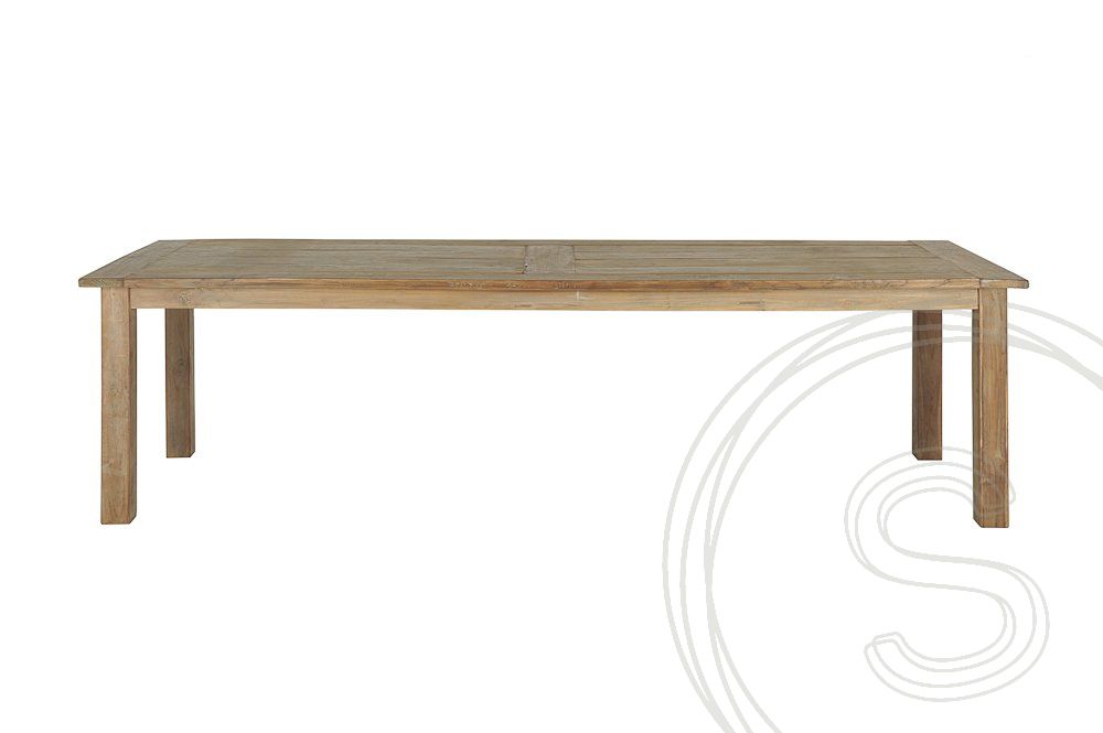 Dingklik Set: Tisch 300x100cm + 10 Stühle + Sidetable + Sideboard