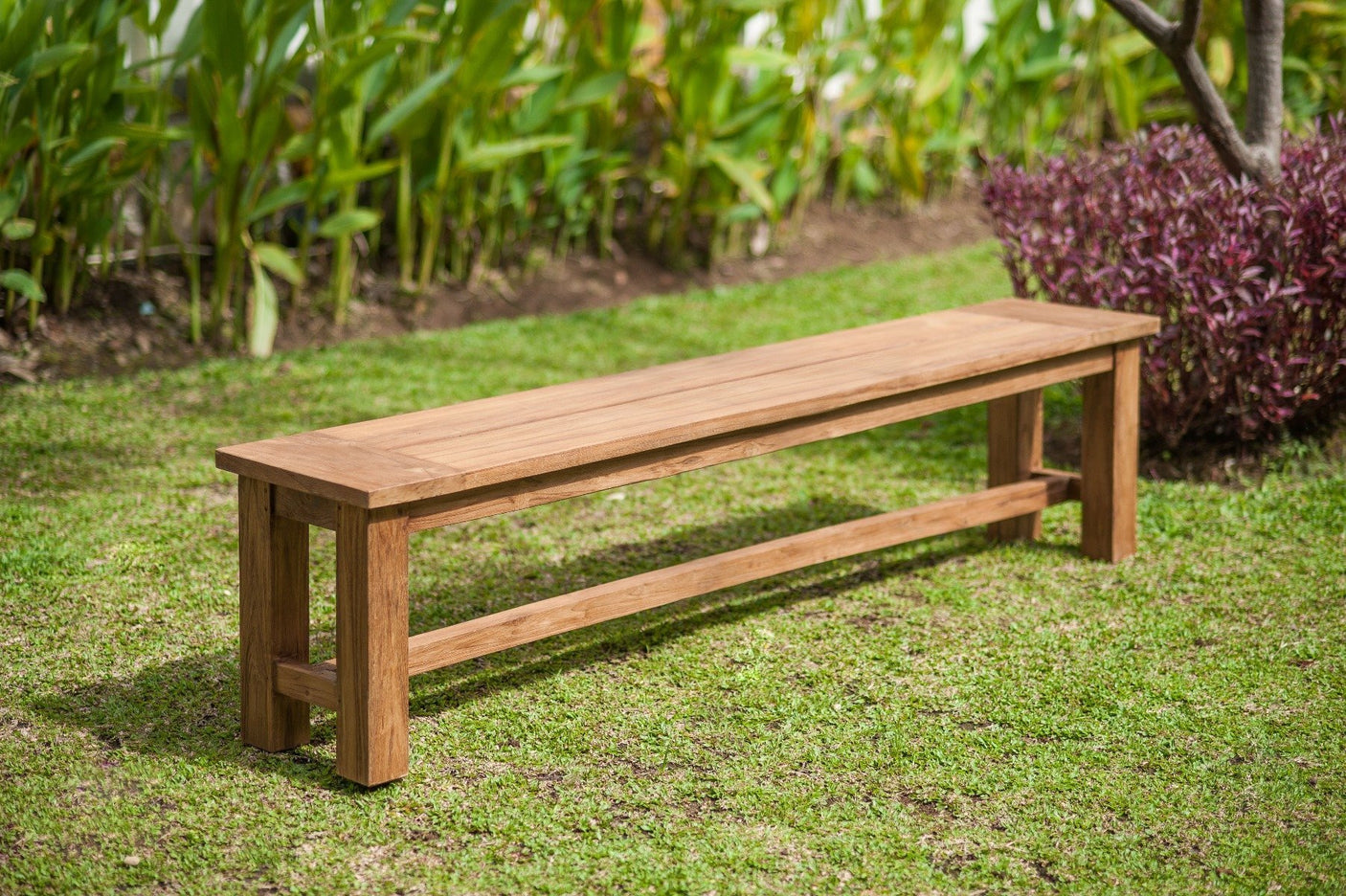 Teak Gartenbank