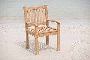 Gartentisch 220x100cm mit 6 Beaufort Stühle