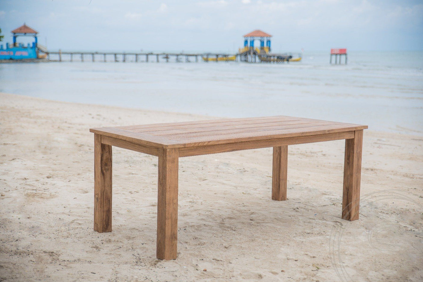 Gartentisch 200x100 + bank 200 + bank 200 mit Rückenlehne